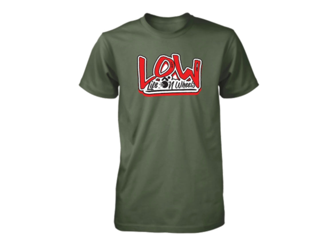 Life On Wheels Logo Tee