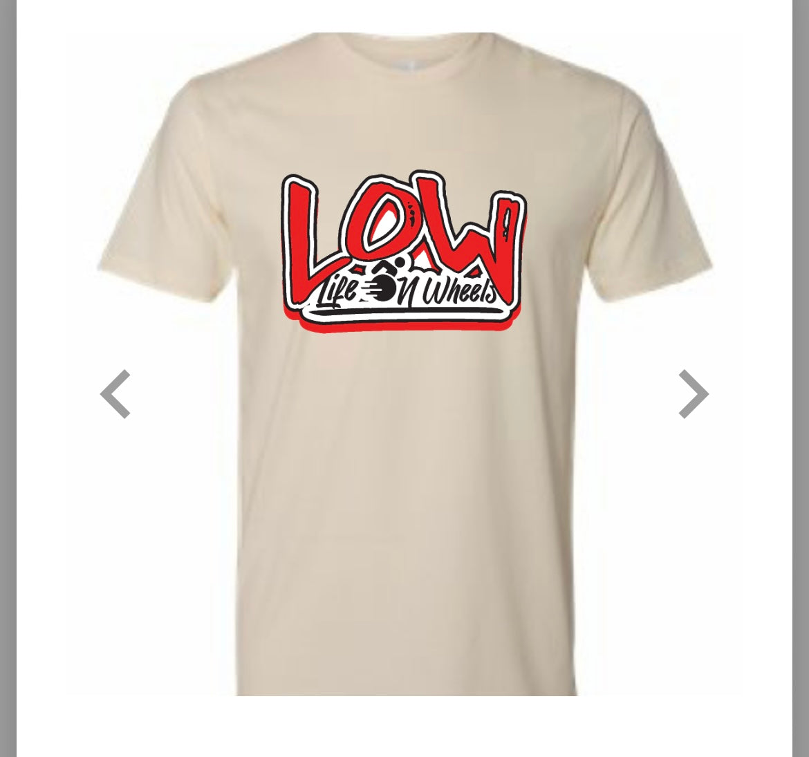 Life On Wheels Logo Tee